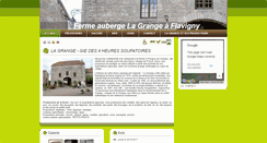 Desktop Screenshot of ferme-auberge-la-grange-flavigny21.fr